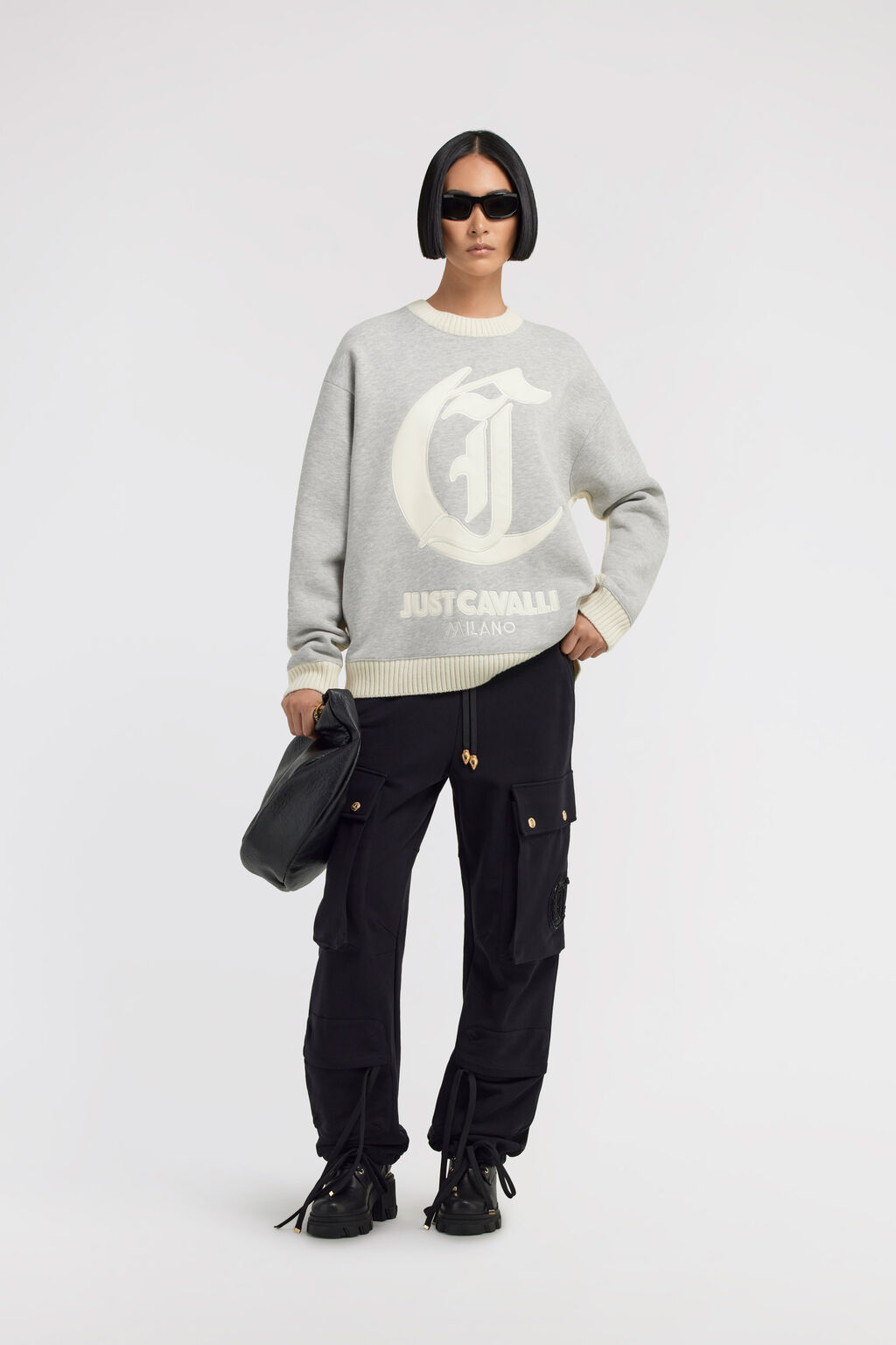 Just Cavalli crew neck sweater - Vanity Boutique